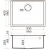 Кухонная мойка Omoikiri Tedori 54-U-BE Tetogranit ваниль 4993989