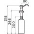 Дозатор Omoikiri OM-01-GR 4995032 leningrad grey