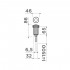 Пневматическая кнопка для измельчителя Omoikiri SW-01-LG 4996042