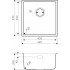 Комплект Мойка кухонная Omoikiri Tadzava 44-U-IN Quadro нержавеющая сталь + Измельчитель отходов Omoikiri Nagare 1000