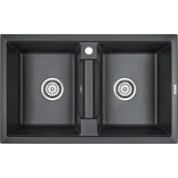 Мойка кухонная Paulmark PM238150-BL черная
