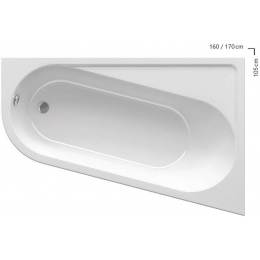 Акриловая ванна Ravak Chrome 170x105 R CA41000000 (правая)