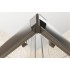 Душевая дверь в нишу Ravak BLDP2-100 Transparent, профиль белый