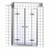 Душевая дверь в нишу Ravak CSDL2-90 Transparent, профиль белый