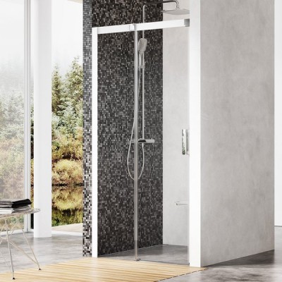 Душевая дверь в нишу Ravak MSD2-100 L Transparent, профиль белый