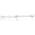 Душевая дверь в нишу Ravak MSD2-100 L Transparent, профиль хром