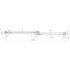 Душевая дверь в нишу Ravak MSD2-100 R Transparent, профиль хром