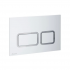 Кнопка смыва инсталяционная Ravak Twin Flat X01739 сатин