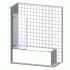Шторка на ванну Ravak CVS1-80 R Transparent, профиль блестящий
