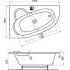 Акриловая ванна Ravak Asymmetric 160x105 L с ножками