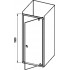 Душевая дверь в нишу Ravak PDOP1-80 Transparent, профиль белый + средство для ванн и защитное средство