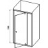 Душевая дверь в нишу Ravak PDOP2-100 Transparent, профиль черный + средство для ванн и защитное средство
