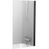Шторка на ванну Ravak PVS1-80 Transparent, профиль черный + средство для ванн и душевых кабин