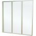 Шторка на ванну Ravak VS3 115 Transparent, профиль белый + средство для ванн и душевых кабин