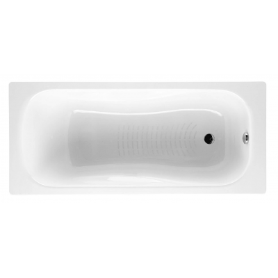Чугунная ванна Roca Malibu 160x75 231060000 без ручек, с антискользящим покрытием
