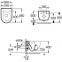 Унитаз подвесной Roca Meridian-N compact 346248000 (без сиденья)