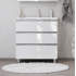 Комплект мебели Roca The Gap 80, 3 ящика, белый глянец (857553806+32799C000+ZRU9000033)