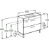 Тумба под раковину Roca Debba 600mm (венге) ZRU9302707