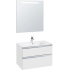 Комплект мебели Roca The Gap 80, 2 ящика, белый глянец (857551806+32799C000+ZRU9302689)