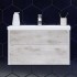 Мебель для ванной Roca Ronda 80 белая, бетон