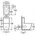 Унитаз-компакт Roca Meridian 342248000