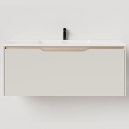 Тумба подвесная Salini Smile 100 S1000C кремовая матовая