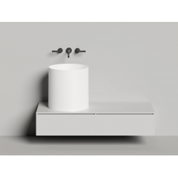 Раковина накладная Salini Armonia 04 46 130118M белый