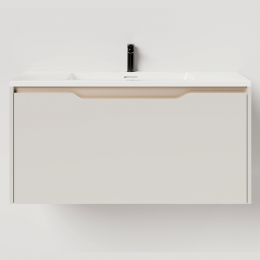 Тумба подвесная Salini Smile 80 S800C кремовая матовая