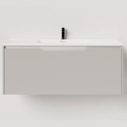 Тумба подвесная Salini Smile 100 S1000G серая матовая