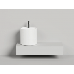 Раковина накладная Salini Armonia Round Top 03 45 130423TM белый