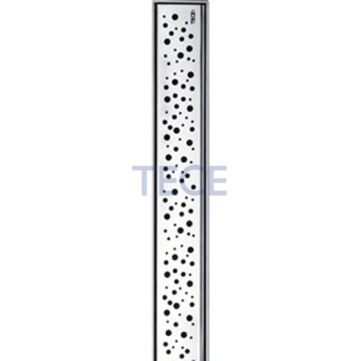 Решетка TECE «Drops» из нержавеющей стали, прямая, длина 800 мм, сатин, 600831