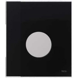 Панель TECE Loop Urinal 9242654, черное стекло, белая клавиша