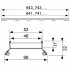 Дизайн-решетка TECE Drainline Plate II 600872, 80 см под плитку