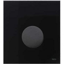 Панель TECE Loop Urinal 9242657, черное стекло, черная клавиша