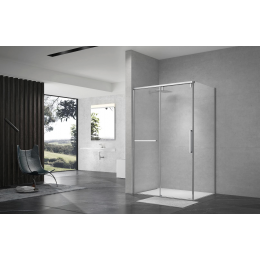Душевой уголок слайдер Terminus Альба 02 900х1200х2200  прямоугольник хром