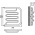 Полотенцесушитель водяной Terminus Фокстрот Лиана 500*700