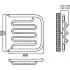 Полотенцесушитель водяной Terminus Фокстрот Лиана 600*600
