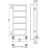 Полотенцесушитель водяной Terminus Контур П6 300*700