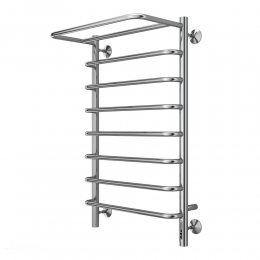 Полотенцесушитель электрический 500x850 Terminus Полка 4670078524836 хром
