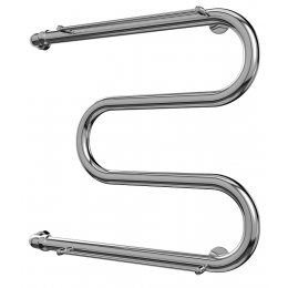 Водяной полотенцесушитель Terminus М-образный с полкой AISI 32х2 600х700 (4620768880568)