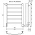 Полотенцесушитель электрический Terminus Классик П6 450x650 левый