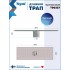 Душевой трап с сухим затвором вертикальный выпуск Teymi Helmi 10х30 c решеткой нержавеющая сталь T90327
