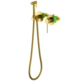 Гигиенический душ со смесителем Timo Saona 2339/20SM золото шлифованное