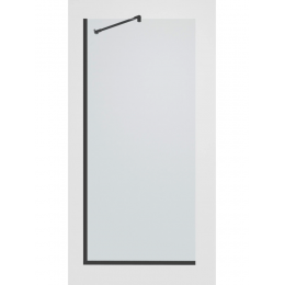 Душевая перегородка Timo 90 см. профиль черный, стекло прозрачное Душевая перегородка Timo 90 см. профиль черный, стекло прозрачное