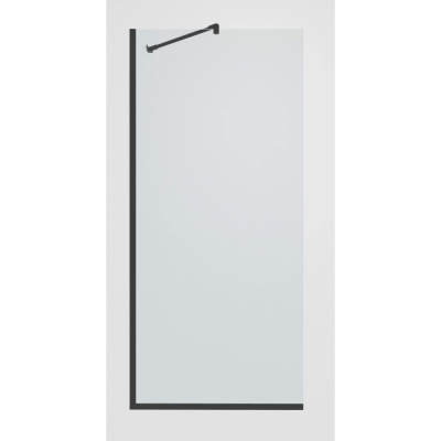 Душевая перегородка Timo 90 см. профиль черный, стекло прозрачное купить с доставкой. 100% Оригинал. Гарантия!