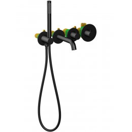 Смеситель для ванны Timo Saona 2324/03YSM черный