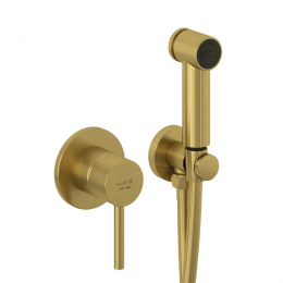Гигиенический душ со смесителем Timo Saona 2338/20SM золото шлифованное