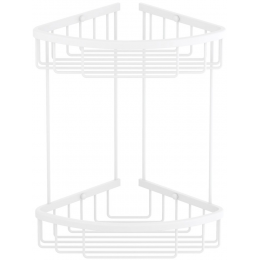 Полка угловая двойная Timo Saona 13082/16 белый матовый Полка угловая двойная Timo Saona 13082/16 белый матовый