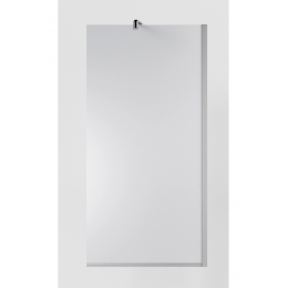 Шторка для ванны Timo 80 см. профиль хром, стекло матовое T20