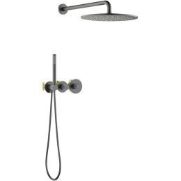 Душевая система Timo Saona SX-2359/18SM черное золото Душевая система Timo Saona SX-2359/18SM черное золото